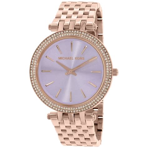 michael kors blue rose gold watch|rose gold mk watch cheap.